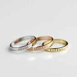 Valentines Day Gifts for Women Graduation Gift for Her Personalized Stacking Ring