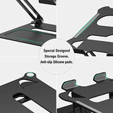 Adjustable Laptop Stand, FYSMY Ergonomic Portable Computer Stand