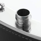 YWQ Stainless Steel American Flag Flask, Soft Touch Cover Liquor Flasks 8oz | Leak Proof