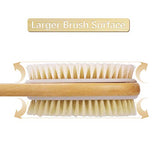 Shower Brush with Soft and Stiff Bristles, Exfoliating Skin and A Soft Scrub, Double-sided