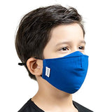 Kids Face Mask | Children's 2-Pack | Anti-Microbial, Reusable, Cotton, Adjustable