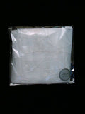 2T 2 Tier Scallope Edge Scattered Pearls Bridal Wedding Veil - White Color Fingertip Length 36" V62