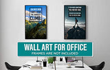 Inspirational Wall Art, Motivational Posters, Wall Art for Office, Motivational Posters