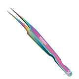 Metaleks Eyelash Extension Tweezers Japanese Stainless Steel In Multi Titanium Coating