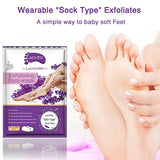 Foot Peel Mask 3 Pack， Exfoliator Peel Off Calluses Dead Skin Callus Remover