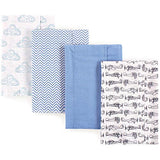 Hudson Baby Unisex Baby Cotton Flannel Burp Cloths, Airplane, One Size