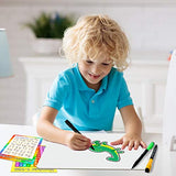 Dry Erase Board, Small Dry Erase White Board 9"X12" with 10 Pcs Dry Erase Markers