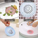 Hair Catcher Durable Silicone Hair Stopper Shower Drain Covers Easy to Install and Clean Suit