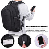 Travel Laptop Backpack Water Resistant Anti-Theft Bag with USB Charging Port