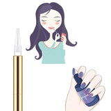3ml Nail Oil Pen with Brush. Gold Twist Pen for Tooth Whitening Gel Lip Gloss Tube Container (6PCS)