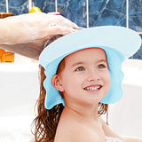 Baby Shower Cap Visor with Ear Protection for Bathing Washing Hair, Maydolly Soft Hat