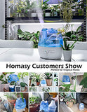 Homasy Cool Mist Humidifiers, 28dB Whisper-Quiet Humidifiers for Bedroom