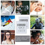 Alibeiss Anti-Fog Lens Wipes Pre-Moistened Anti-Fog Wipes,6" X 5",for Eye Glasses