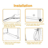 MAGZO Upgraded Door Draft Blocker 32 inch, Weighted Sliding Glass Door Draft Blocker