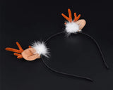 DS. DISTINCTIVE STYLE Deer Antler Headband Reindeer Fawn Horn Hair Accessories for Christmas