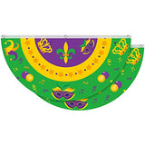 Tatuo Mardi Gras Bunting Polyester Flag New Orleans Mardigras Bunting Happy Carnival