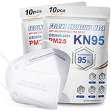 KN95 Face Mask 20Pcs, Included on FDA EUA List, 5 Layer Design Cup Dust Safety