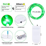 St. Patrick's Day 12 Pack Led Fairy Lights Battery Operated String Lights Waterproof Silver