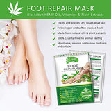 3 Pairs Foot Moisturizing Mask, Foot Moisturizing Socks to Repair Renew Booties