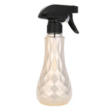 Water Spray Empty Bottles, 300ml Refillable Plastic Hairdressing Water Sprayer Barber Spray Bottle Container Haircut Tool for Plants Watering and Salon Hairdressing Hair Styling (Gold)
