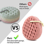 BAIMEI Bath Sponge, Sponge Loofah Body Scrubber, Shower Pouf Cleaning Loofahs