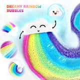 Rainbow Bath Bombs Gift Set, Ribivaul Handmade Bath Bombs with Natural Ingredients