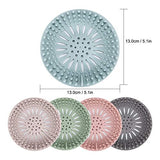 Hair Catcher Durable Silicone Hair Stopper Shower Drain Covers Easy to Install and Clean Suit