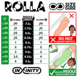 Crazy Skates Rolla Roller Skates for Boys and Girls - Great Beginner Kids Quad Skates