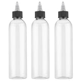 Tattoo Pigment Ink Bottle, 3pcs 250ml Empty Plastic Bottles Green Soap Clear Bottle Supply Tattoo Art Beauty Tool