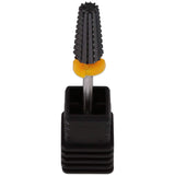 PANA Nail Carbide 5 in 1 Bit - Two Way Rotate use for Both Left and Right Handed - Fast remove Acrylic or Hard Gel - 3/32" Shank - Manicure, Nail Art, Drill Machine (Double Coarse - 2XC, Black)