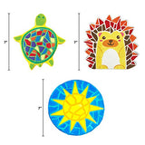 Creative Roots Paint Your Own Stepping Stones Multipack with Turtle, Hedgehog & Sun