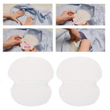 Underarm Sweat Pads - Disposable Cotton Armpit Sweat Absorbent Pads Unisex T-shirt Garment Perspiration Guards(40PCS)