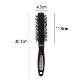 3Pcs Hair Brush Set Detangling Brush Paddle Comb for Women Men Kids Girls Wet Dry Use (Black)