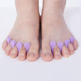 NOVAL Disposable Pedicure Scrubber Callus Remover Pumice Stone for Foot Care Purple Coarse 40 PCS,Toe Separator 100 Pairs, Slippers Flip Flops 12 Pairs for Pedicure Nail Salon (random)