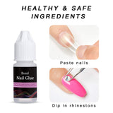600PCS Coffin Nails Long Fake Nail Tips Clear Full Cover Ballerina Acrylic False Nails 10 Sizes with Nail Clipper and Nail Files for Nail Salons and DIY Nail Art