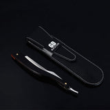 Straight Razor SHAVE READY-Shaving Knife Sharp, Steel Cutthroat Straight Edge Blade, Vintage Wood Handle, Barber Approved