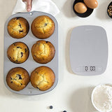 GreaterGoods Digital Food Kitchen Scale, Multifunction Scale Measures in Grams