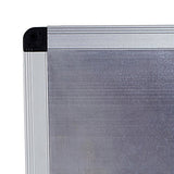 VIZ-PRO Magnetic Dry Erase Board, 24 X 18 Inches, Silver Aluminium Frame
