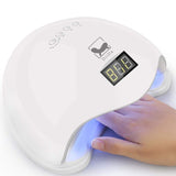 DiiDa Nail Lamp 48W UV/LED Gel Nails Polish Dryer Curing Lamp with Sensor, LCD Display and 10/30/60/99S Timer for Nail Art