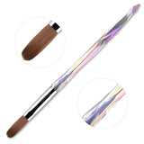 Rolabling Nail Art Brush Acrylic Brush Nail Pen with Symphony Diamond Handle Manicure Design Nail Art Tool (14#)
