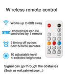 Under Cabinet LED Lighting kit, 6 PCS LED Strip Lights with Remote Control
