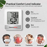 ThermoPro TP49 Digital Hygrometer Indoor Thermometer Humidity Meter Room