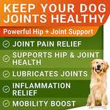 Glucosamine Treats for Dogs - Joint Supplement w/ Omega-3 Fish Oil - Chondroitin