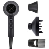 1875W Ionic Hair Dryer with Diffuser, Professional Powerful Fast Dry Blow Dryer with Concentrator Attachments, Adjustable 3 Heat & 2 Speed