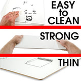 Dry Erase Lapboards | 9 x 12 inch Large Whiteboard | White Board Set