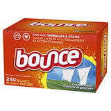 Bounce Fabric Softener and Dryer Sheets, Outdoor Fresh, 240 Count