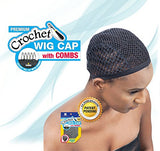 Shake N Go Freetress Crochet Wig Cap with Combs Diamond Shape Net (3 Pack)