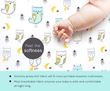 Stretchy-Pack-n-Play-Playard-Sheets-Brolex 2 Pack Portable Mini Crib Sheets,Convertible