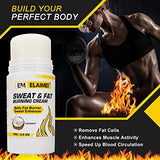 Sweat Cream Weight Loss Fat Burner for Women and Men, Sweat Workout Enhancer Gel