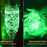 St. Patrick's Day 12 Pack Led Fairy Lights Battery Operated String Lights Waterproof Silver